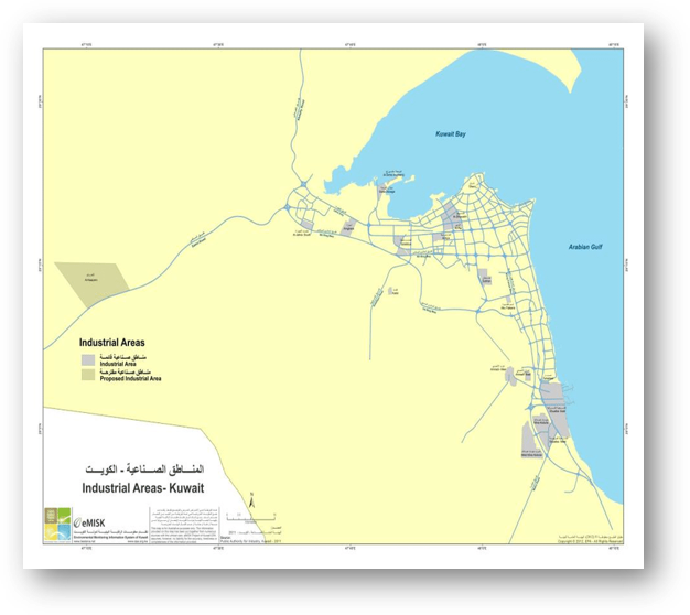 Environmental Impact Assessment Study for Strategic assessment of Kuwait Industrial Areas. 2011-2012